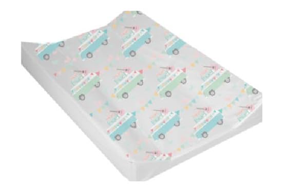 Sunnybabies Camper Bunting Themed Baby Changing Mat Wedge Changing Pad